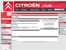Tablet Screenshot of citroen-club.eu